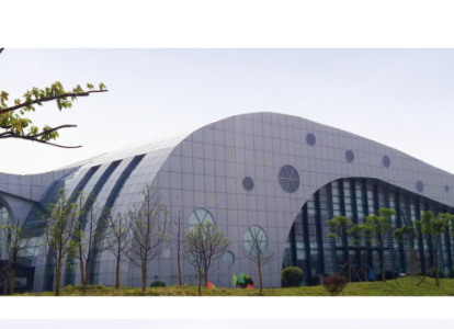当阳会议中心外景网架工程
